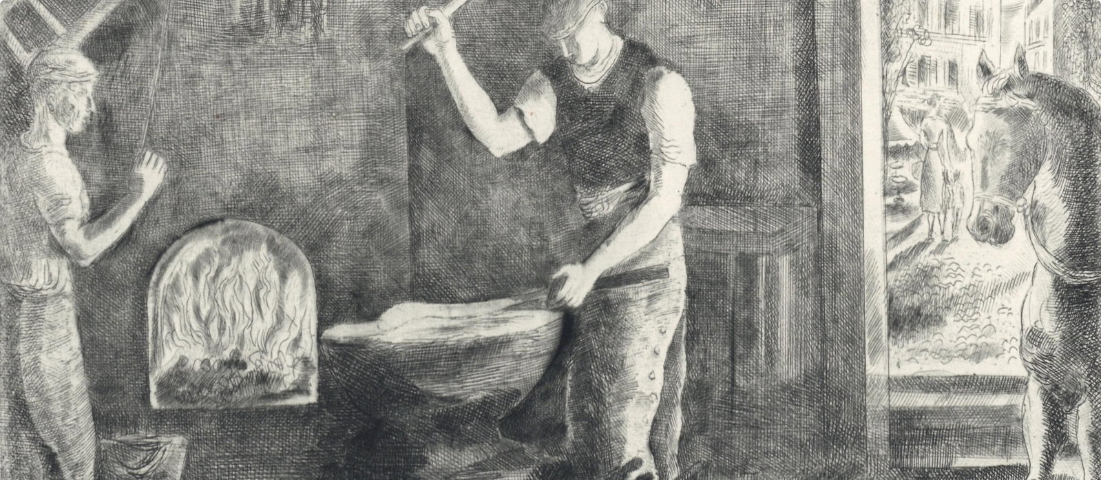 David Hermine Etching Alternance Composition - 3