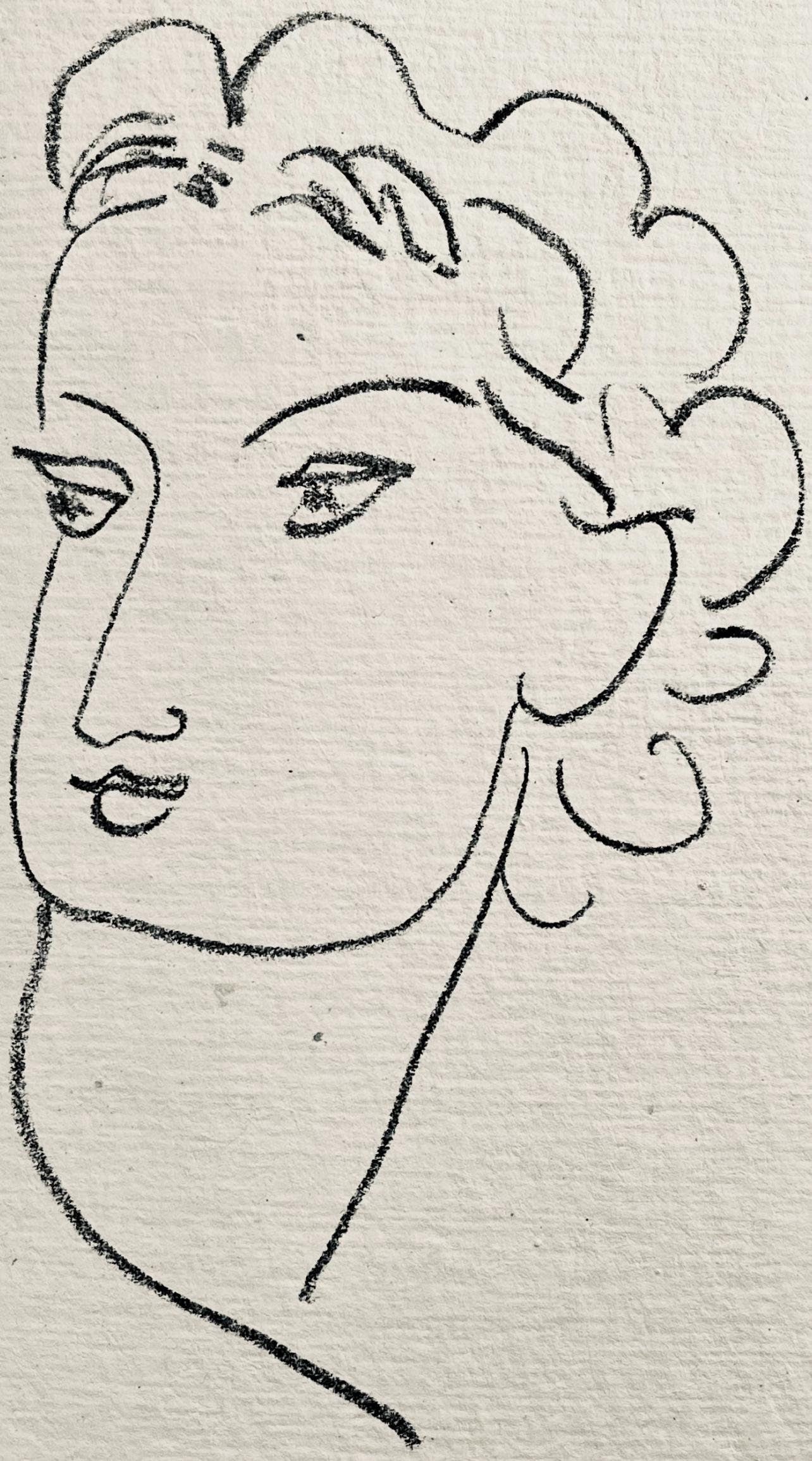 Henri Matisse, Lithographie VI (Duthuit 20), Repli, Gravures de Henri Matisse, Lithograph (1 of 7)