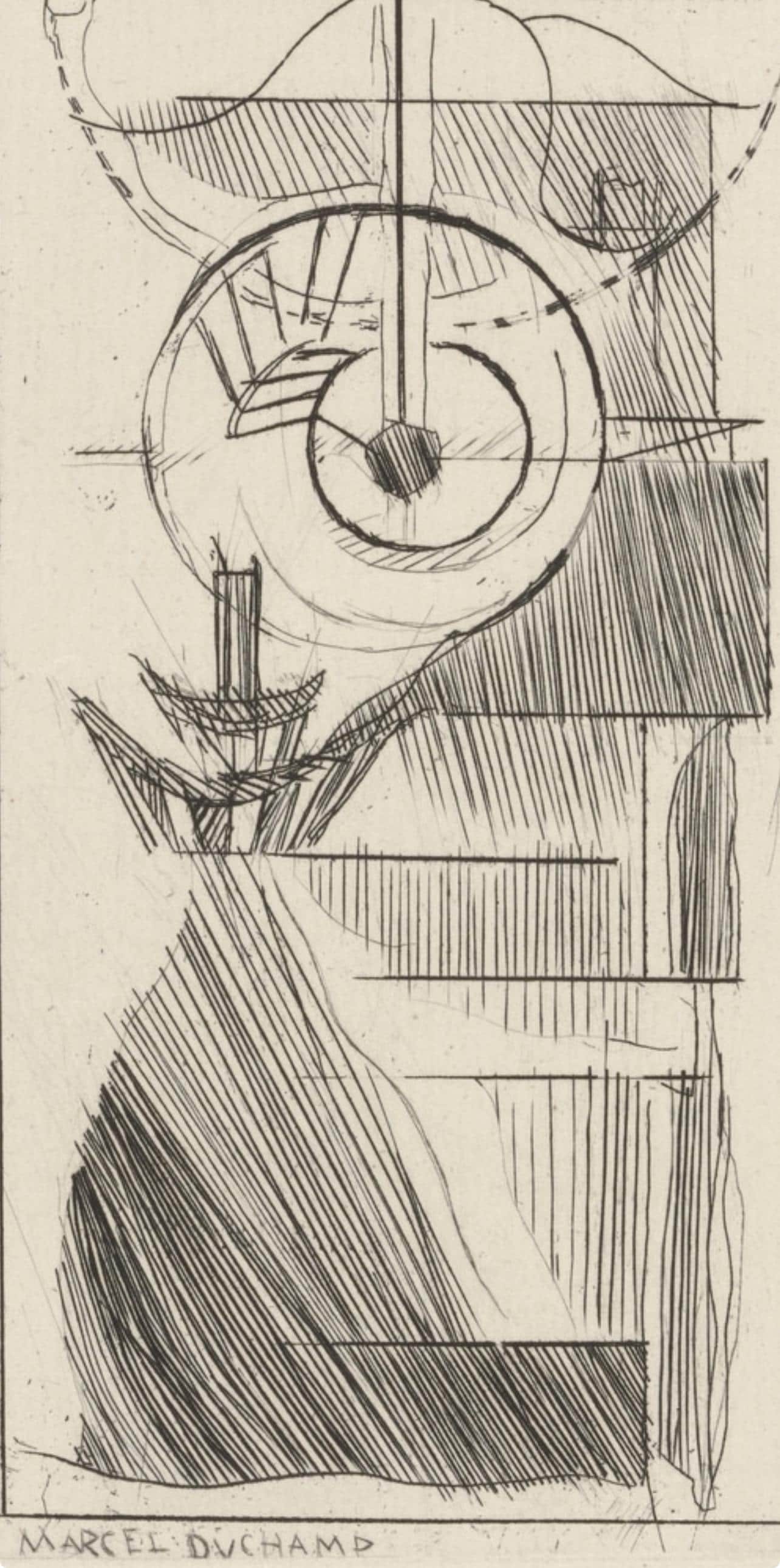Marcel Duchamp, Composition, Du cubisme, Etching - 3