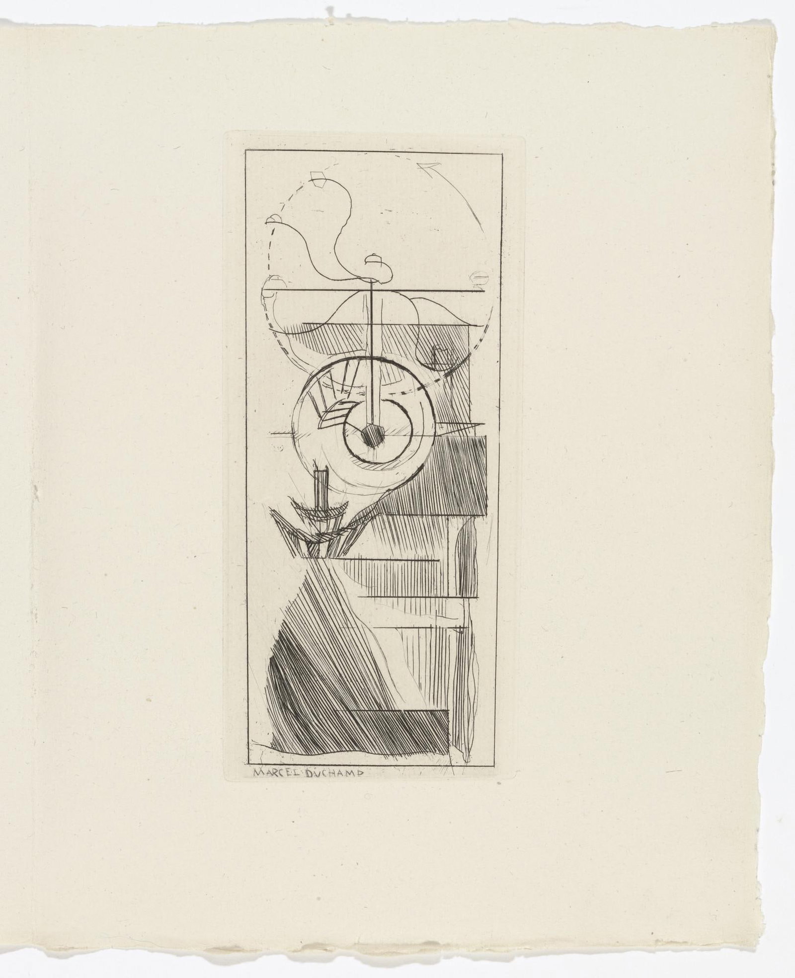 Marcel Duchamp, Composition, Du cubisme, Etching - 4