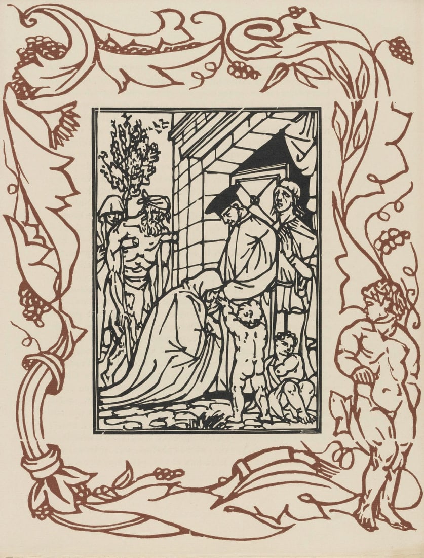 Les Petites Fleurs de St. Franoise Woodcut mile Bernard Composition Morane No. 100: Les Petites Fleurs de St. Franoise Woodcut mile Bernard Composition Morane No. 100 Item Specifics: Paper size: 12.8125 x 9.8125 inches. Excellent condition. Unsigned and unnumbered, as issued. Notes: