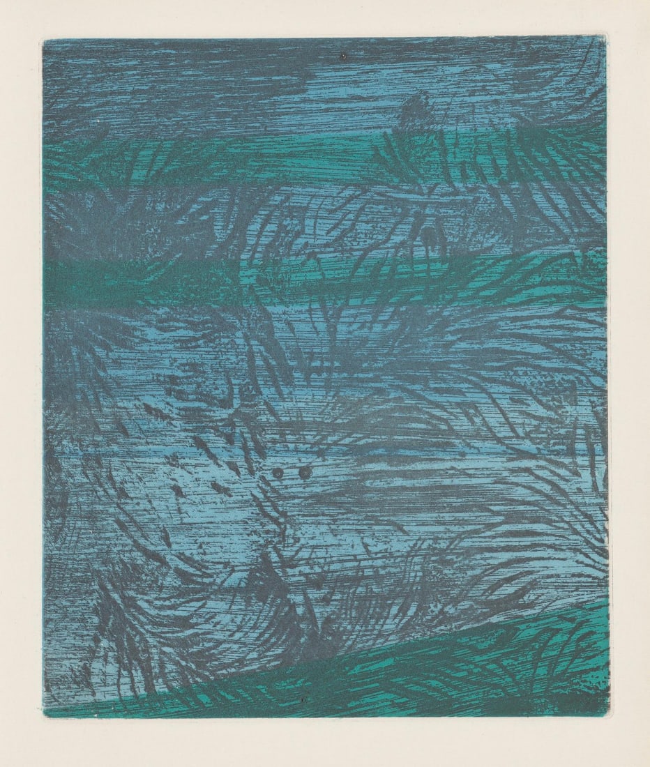Max Ernst composition Etching Feuilles - 5