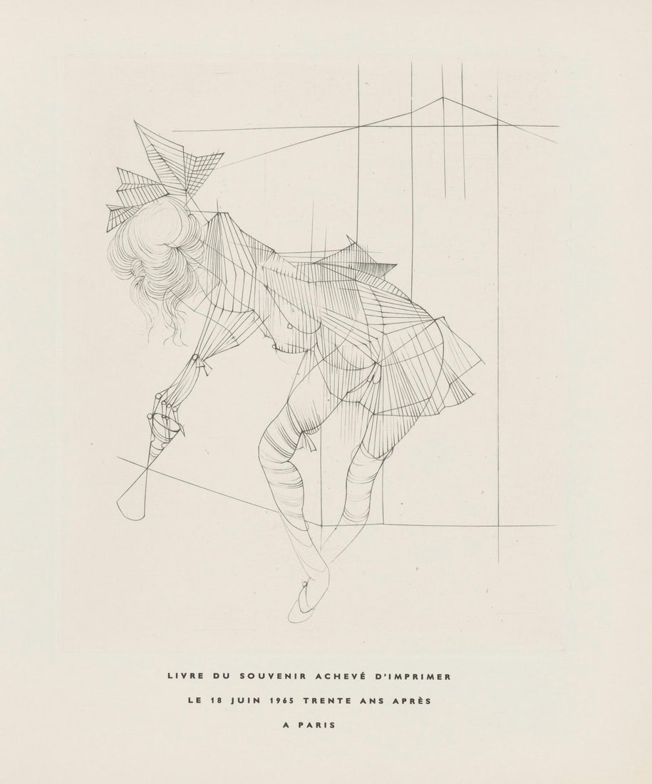 Max Ernst composition Etching Feuilles - 8