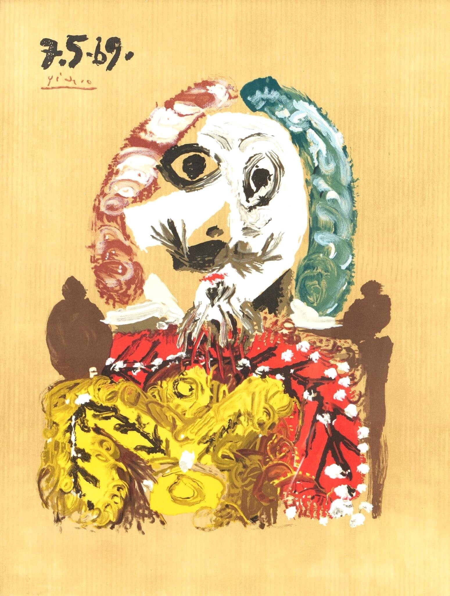 Pablo Picasso, Composition (Orozco 207-261), Vingt-Neuf Portraits Imaginaires, Lithograph: Pablo Picasso, Composition (Orozco 207-261), Vingt-Neuf Portraits Imaginaires, Lithograph Item Specifics: Paper size: 25.75 x 19.625 inches. Excellent condition. Signed in the plate, as issued. Notes: