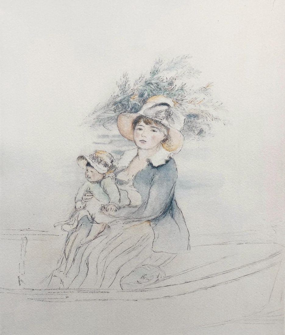 Pierre-Auguste Renoir, Composition, Seize Aquarelles et Sanguines de Renoir, Lithograph: Pierre-Auguste Renoir, Composition, Seize Aquarelles et Sanguines de Renoir, Lithograph Item Specifics: Inscription: Unsigned and unnumbered. Paper Size: 15 x 10.75 inches. Excellent condition. Notes: