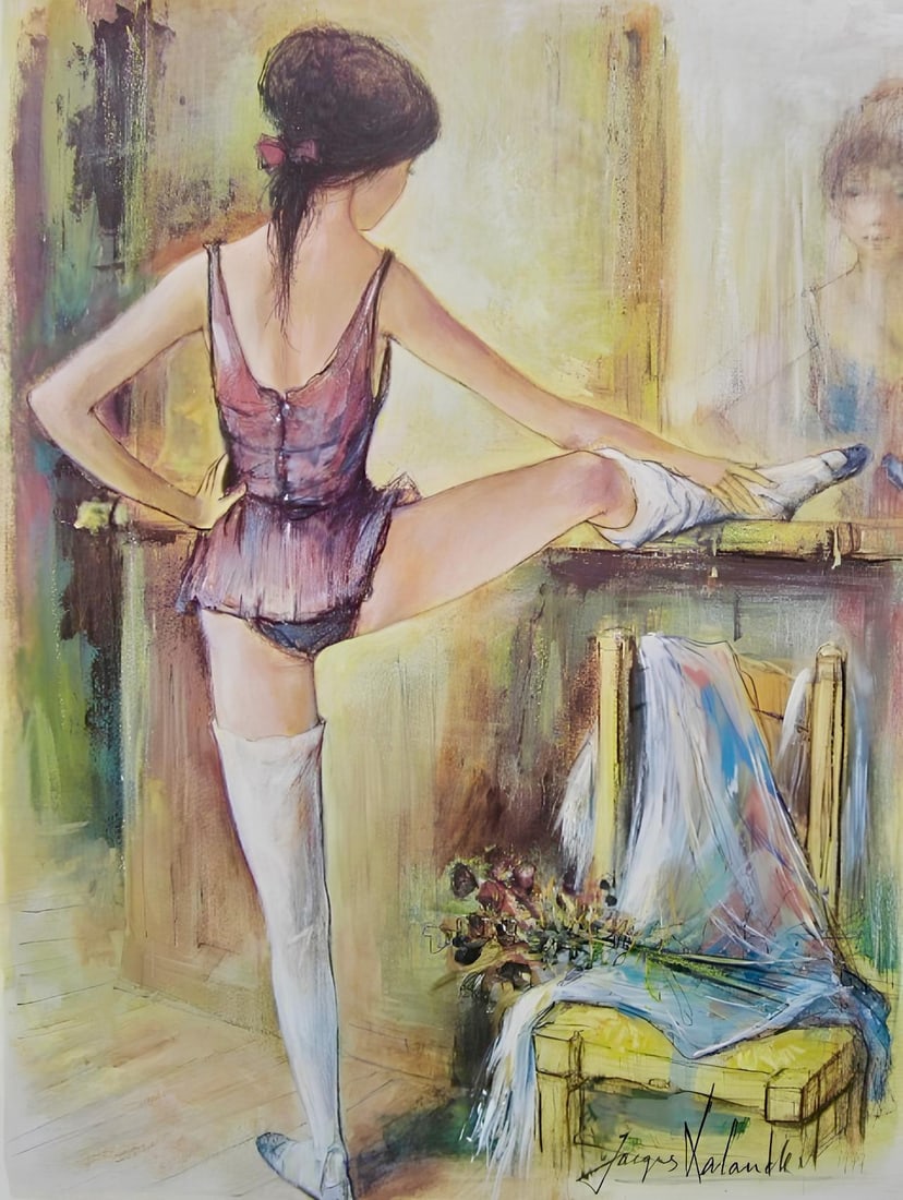 Jacques Lalande, La rptition, Original Edition Offset Lithograph: Jacques Lalande, La rptition, Original Edition Offset Lithograph Item Specifics: Paper size: 36 x 24 inches. Excellent condition. Inscription: Signed in the plate and unnumbered, as issued. Notes: Fro