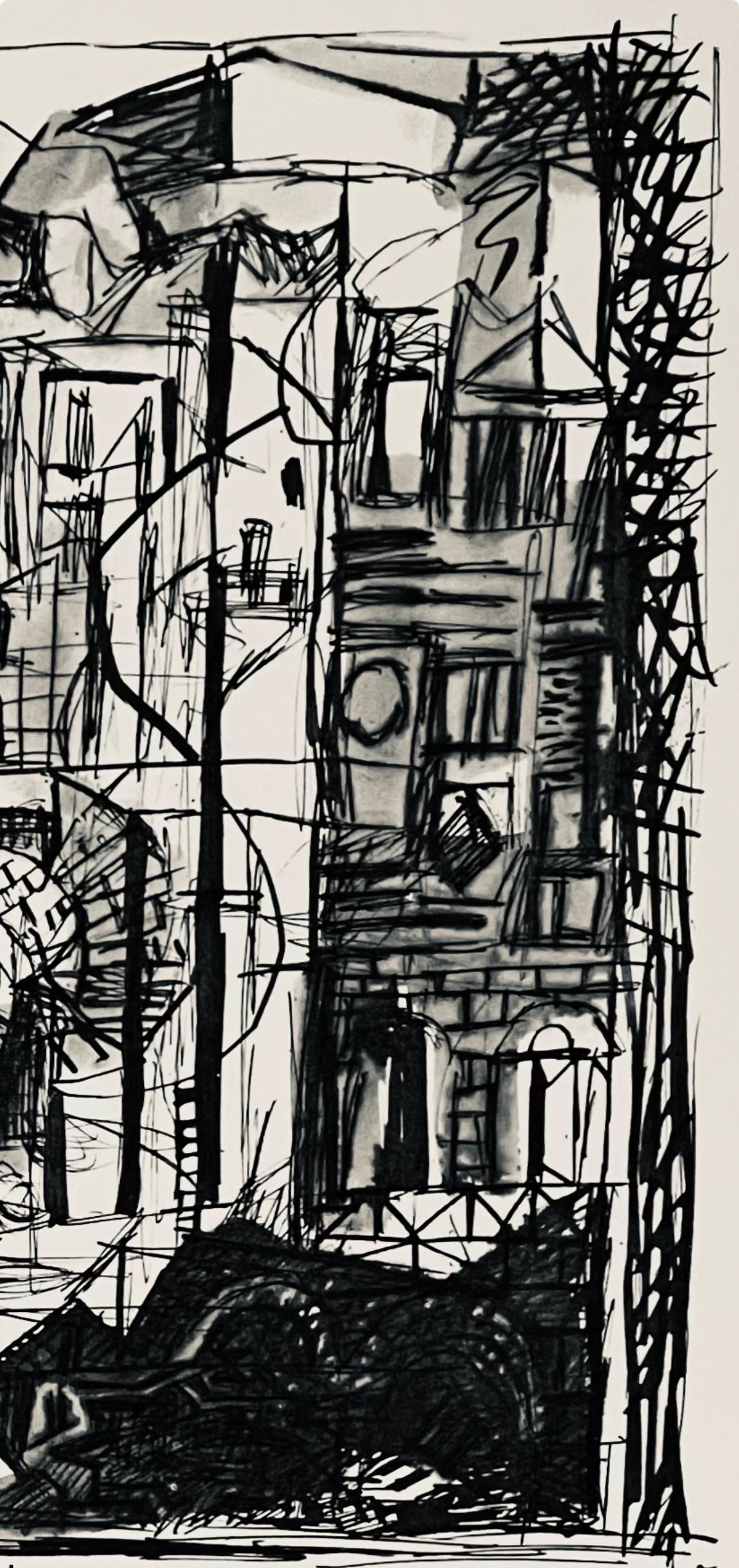 Rattner Architectural Drawing Lithograph - 5