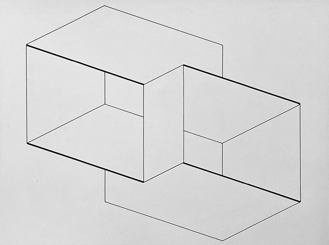 Josef Albers Zeichnungen Drawings Lithograph (1 of 6)