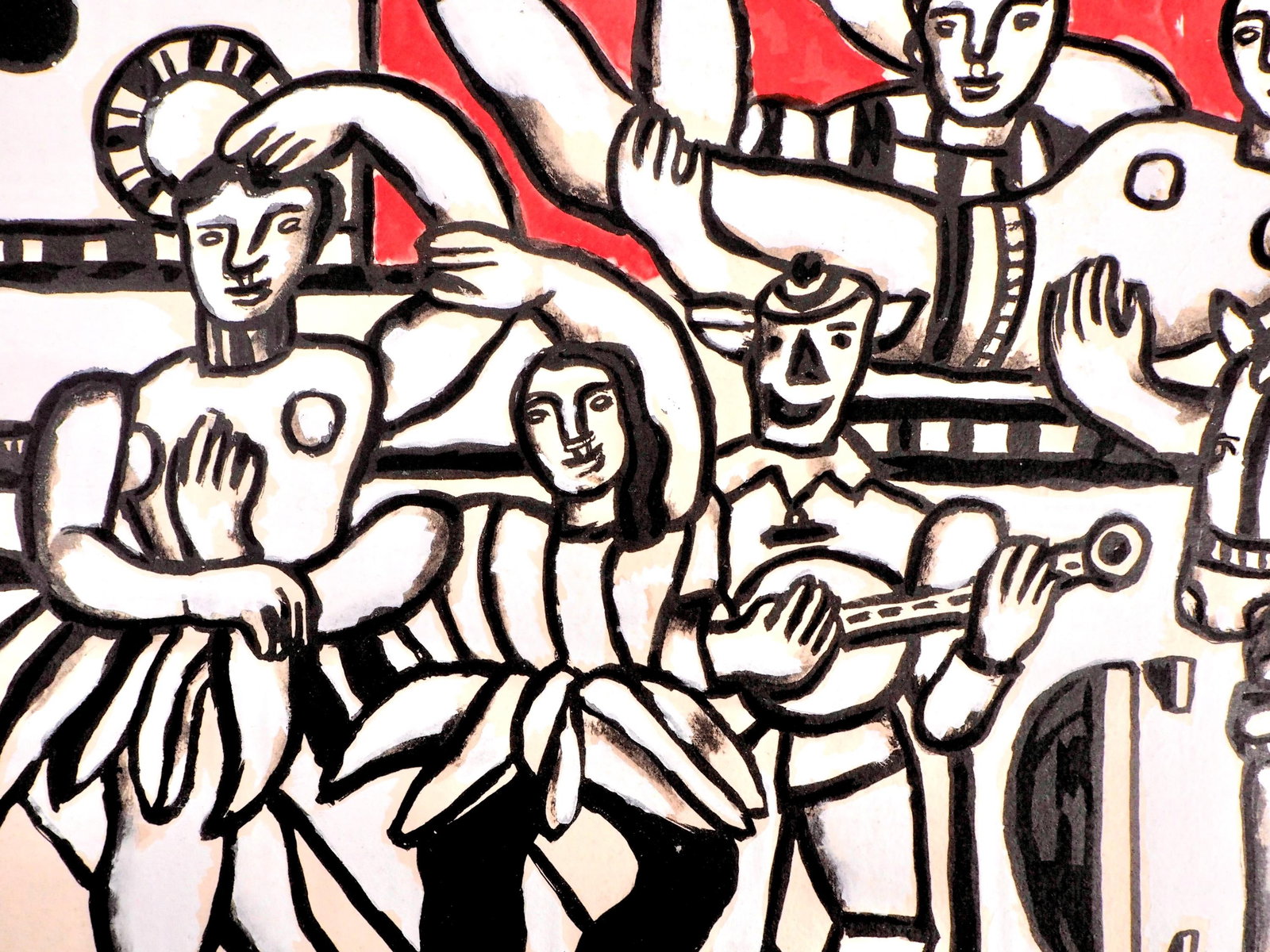 Fernand Lger Lithograph Composition Contrastes - 3