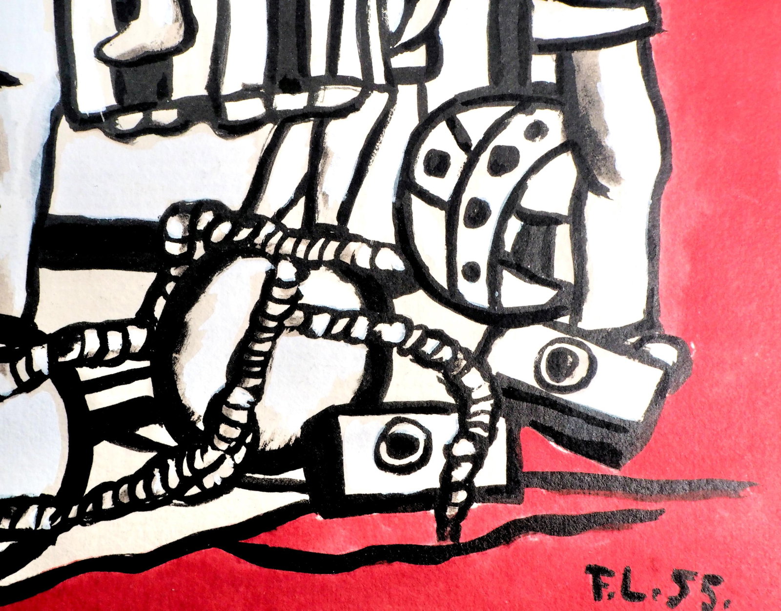 Fernand Lger Lithograph Composition Contrastes - 4