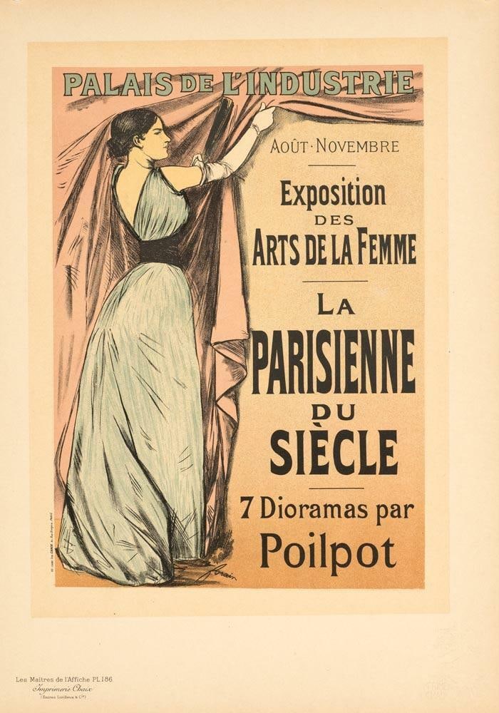 Maitres De L'Affiche Original Vintage Poster Palais L'Industrie By Cheret 1896: Maitres De L'Affiche Original Vintage Poster Palais L'Industrie By Cheret 1896 Item Specifics: Artist: CHERET Style: Vintage Date Of Creation: 1897 Year Of Production: 1896 Width (Inches): 11 Color: G