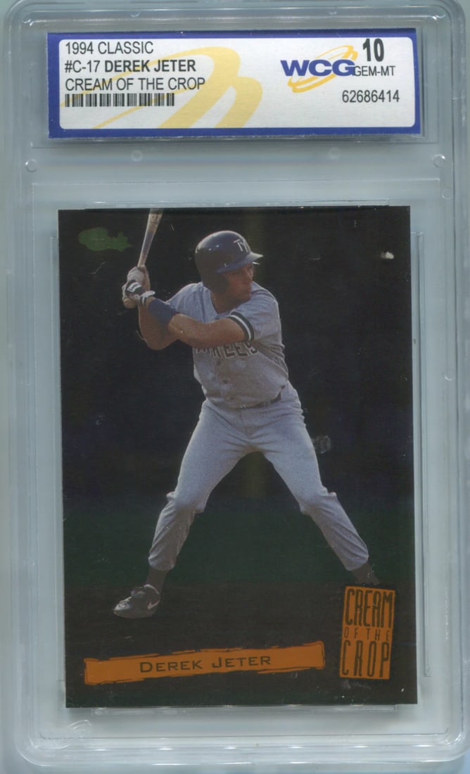 Classic Derek Jeter 1994 Gem 10 Mt C17 Wccg (1 of 2)