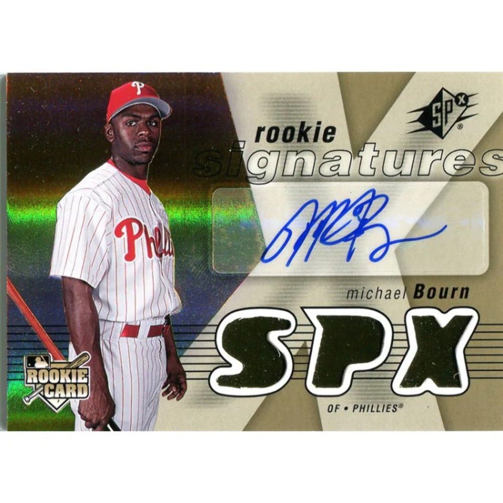 Michael Bourn Autographed 2007 Upper Deck SPx Card (1 of 1)