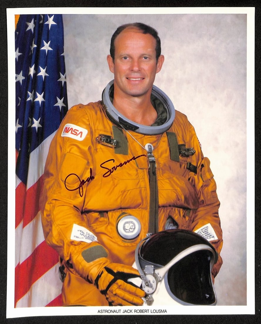 Jack Robert Lousma Skylab Astronaut Signed/ Autographed 8x10 Photo JSA 199377 (1 of 2)