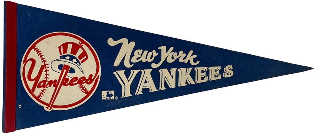 New York Yankess Vintage Blue Banner (1 of 1)