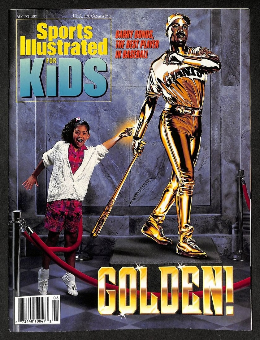 Sports Illustrated for Kids Barry Bonds with Cards Kelly Slater (1 of 4)