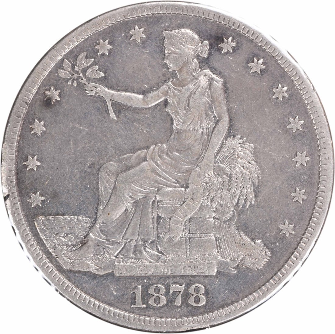 Morgan Silver Dollar DDR 1878 FS 801 EF Uncertified: Morgan Silver Dollar DDR 1878 FS 801 EF Uncertified The Morgan Silver Dollar, minted in 1878, boasts an impressive EF grade and features the iconic reeded edge. With its 90% silver composition and San
