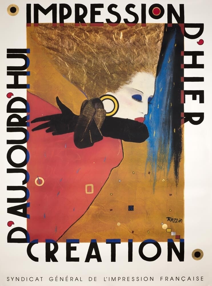 Original Impression D'Hier By Razzia 1987 Rare 1St Printing: Original Impression D'Hier By Razzia 1987 Rare 1St Printing Item Specifics: Artist: Razzia Type: Poster Year Of Production: 1987 Width (Inches): 47 Color: Red Date Of Creation: 1987 Height (Inches): 6