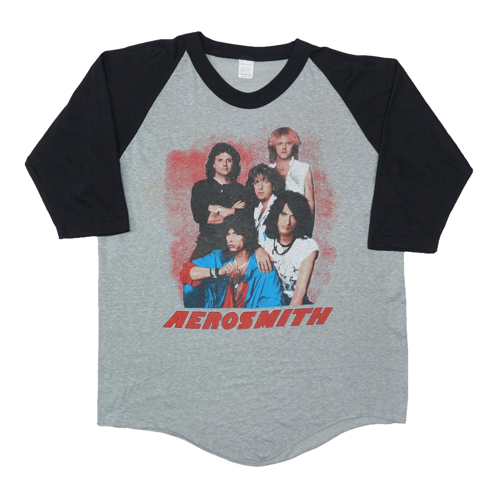 Back In 1984 Tour Shirt Aerosmith Saddle: Back In 1984 Tour Shirt Aerosmith Saddle Extra Large Gray 1984 Aerosmith Back In The Saddle Tour Shirt. This vintage tour shirt features front and back graphics, with a classic 50/50 poly/cotton mater