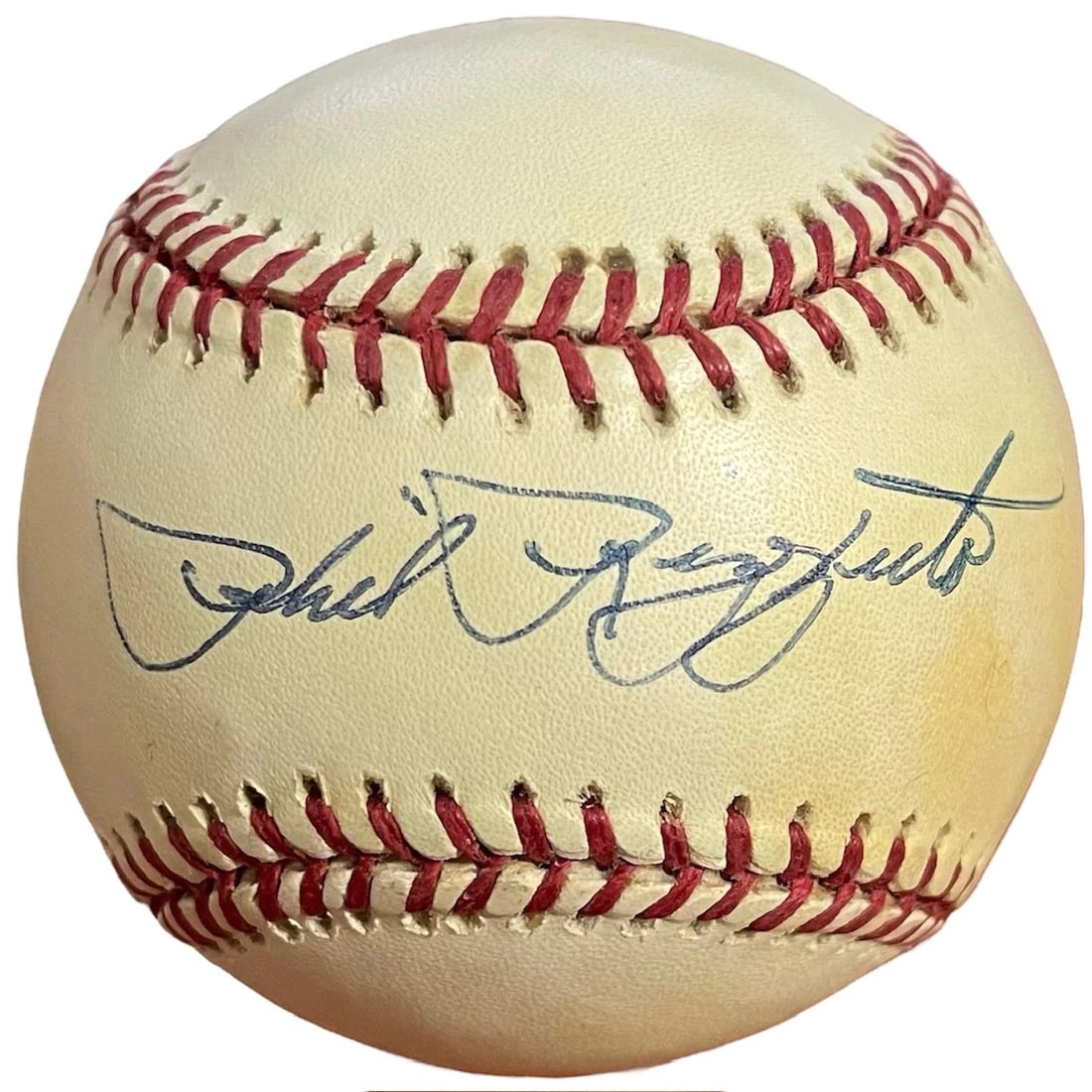 Phil Rizzuto Autographed Official American League Baseball: Phil Rizzuto Autographed Official American League Baseball Item Specifics: Signed in pen across the sweet spot of the baseball Autograph is authenticated by , and will be accompanied by a COA from . P