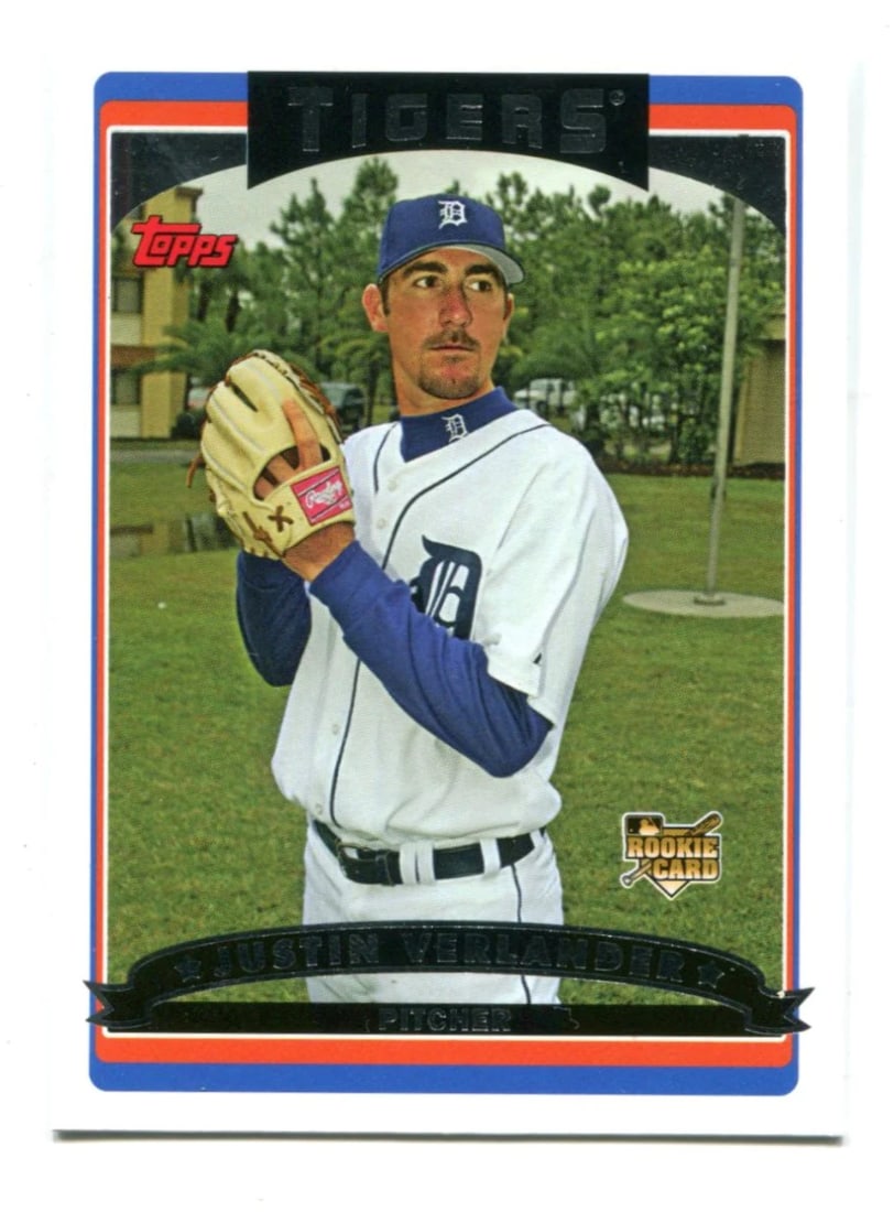 Justin Verlander 2006 Topps #641 Rookie Card (1 of 2)