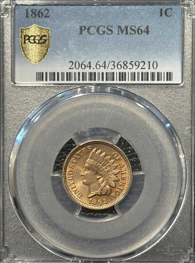 INDIAN CENT PCGS MS64 - 2