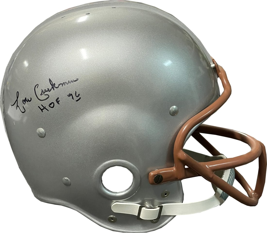 Authentic autographed William & Marry university throwback 96 HOF Lou Creekmur (1 of 2)