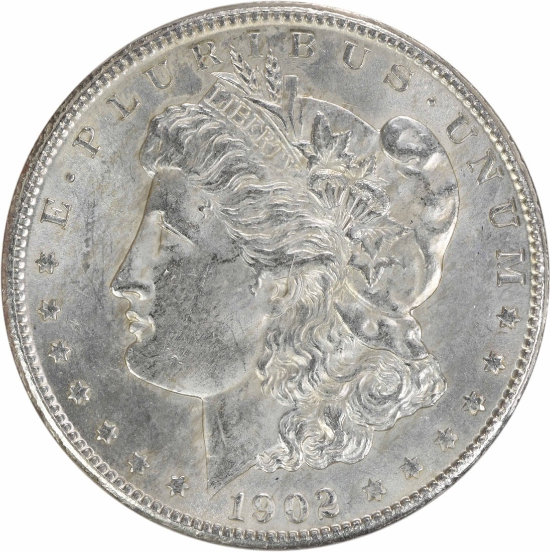 Morgan Silver Dollar 1902 Choice BU Uncertified: Morgan Silver Dollar 1902 Choice BU Uncertified Choice BU Uncertified Morgan Silver Dollar 1902 boasts an exceptionally high grade, showcasing its excellent condition and luster. This uncirculated coi