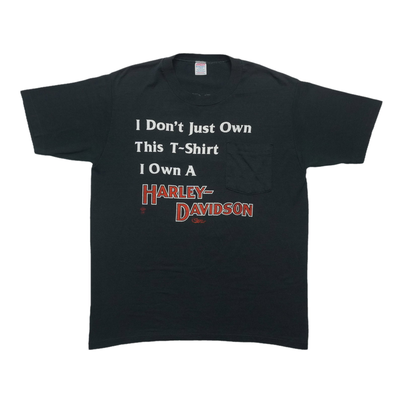 1980s Harley Davidson Own A Harley Pocket Shirt (1 of 5)