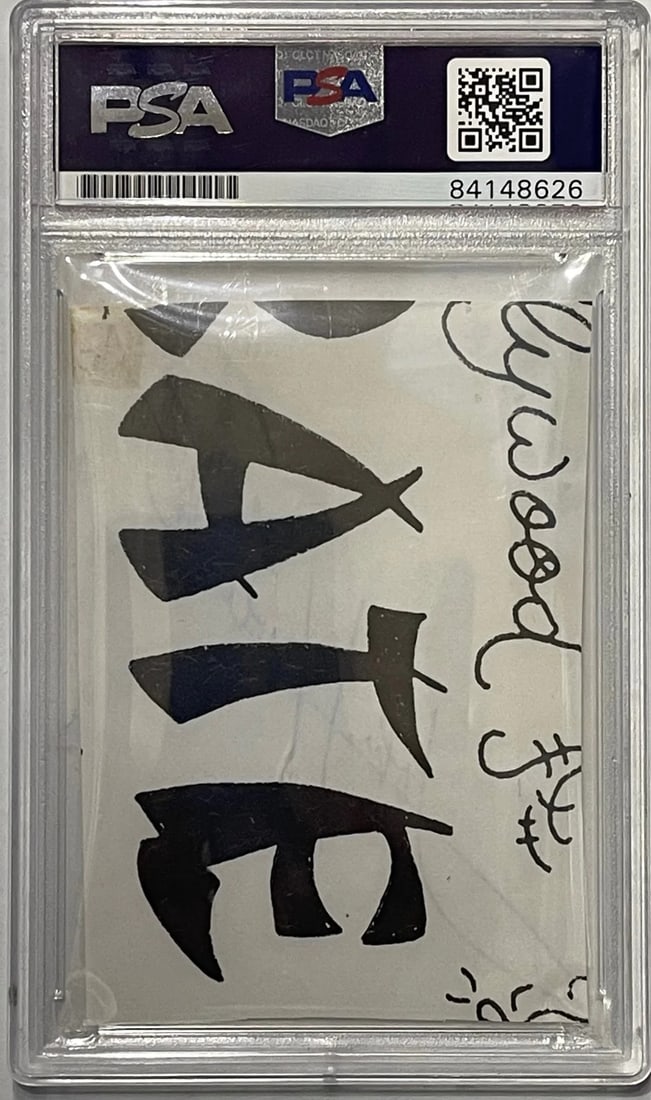 Havlicek John Autographed Cut - 2