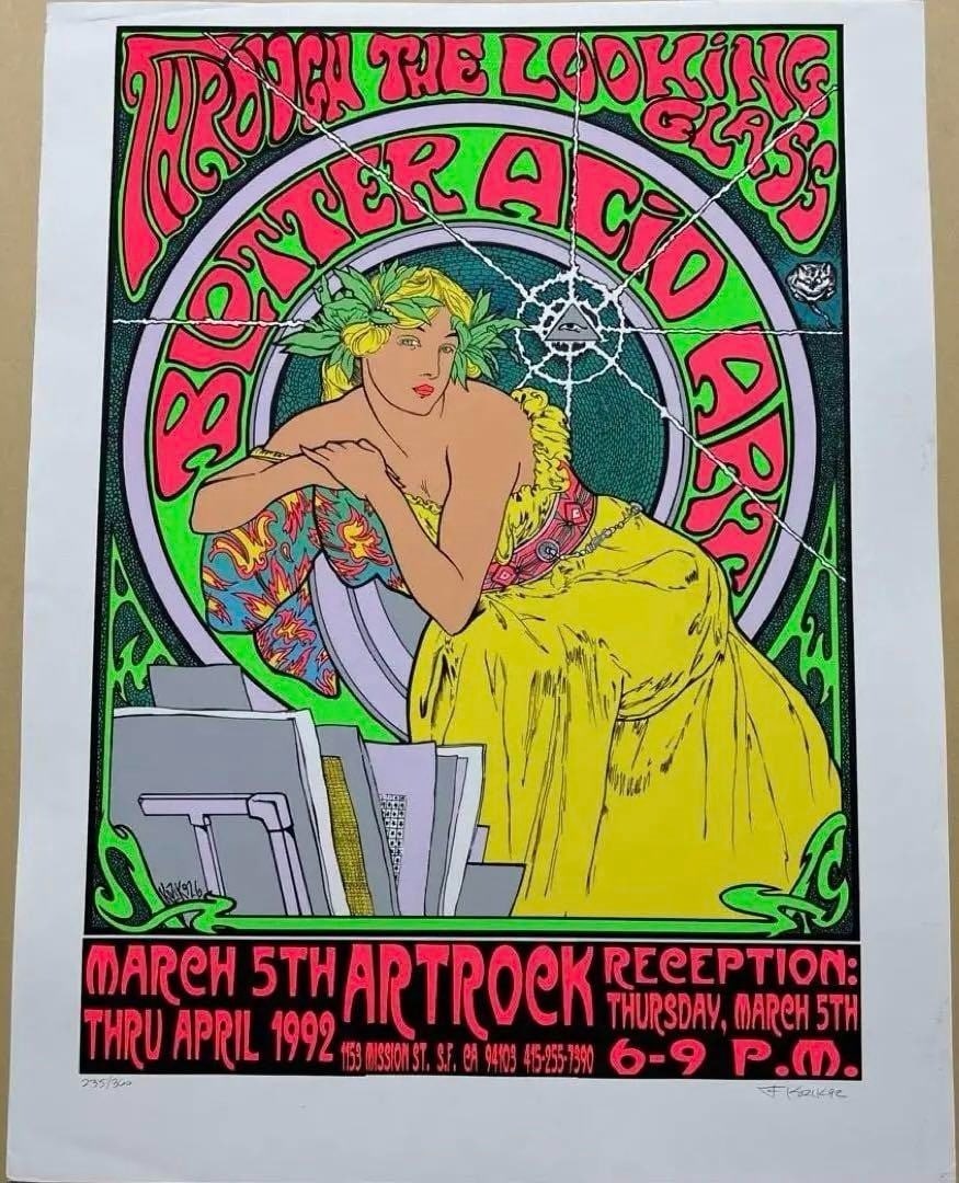 KOZIK Through The Looking Glass Silkscreen 1992 Blotter Art Poster: KOZIK Through The Looking Glass Silkscreen 1992 Blotter Art Poster Item Specifics: Industry: Music Original/Reproduction: Original Product Disclaimer: Please review the full description and photos. Li
