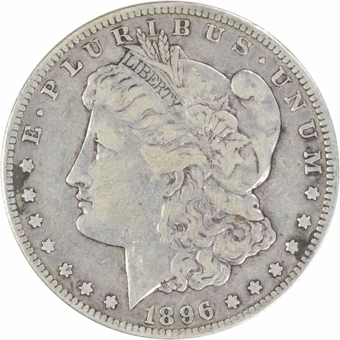 Uncertified 1896-S morgan silver dollar vf: Uncertified 1896-S morgan silver dollar vf The 1896-S Morgan silver dollar features a distinctive reeded edge and a San Francisco mint mark, signifying its origin from the famous West Coast mint. With