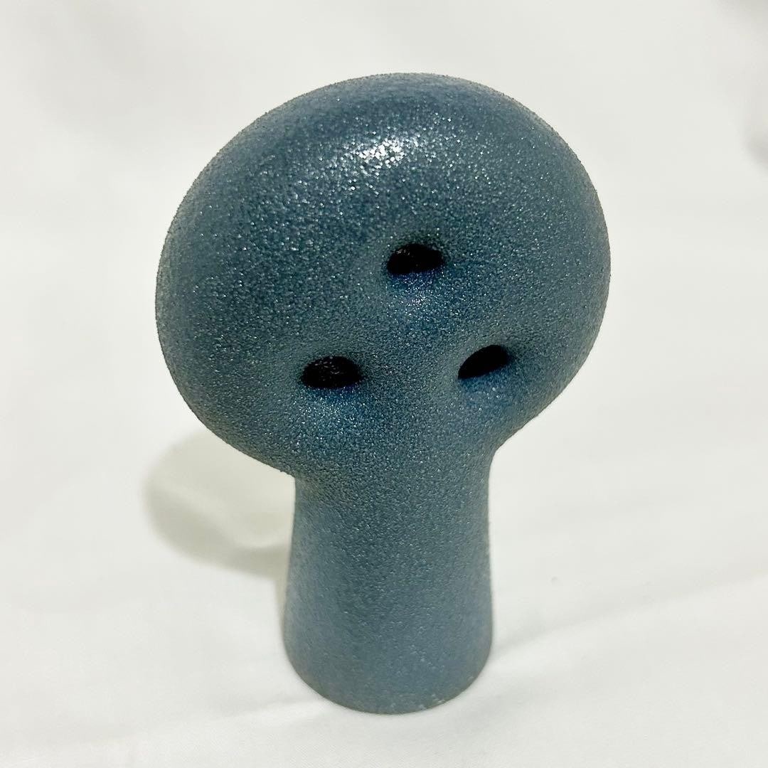 Baku Takahashi Object Playmountain Blue Gray Glass Art Figurine 3.5in (1 of 10)