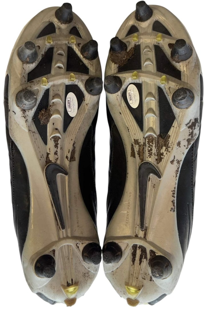 Edgerrin James Autographed Game Used Spikes (JSA) - 2