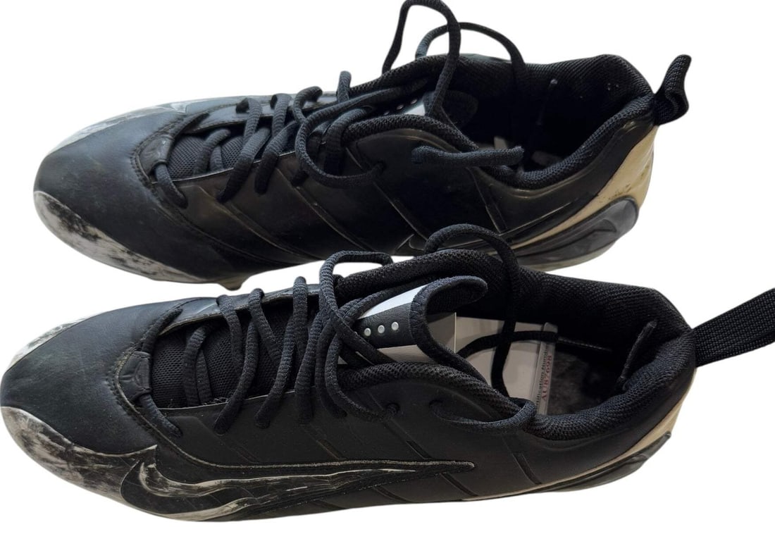 Edgerrin James Autographed Game Used Spikes (JSA) - 5
