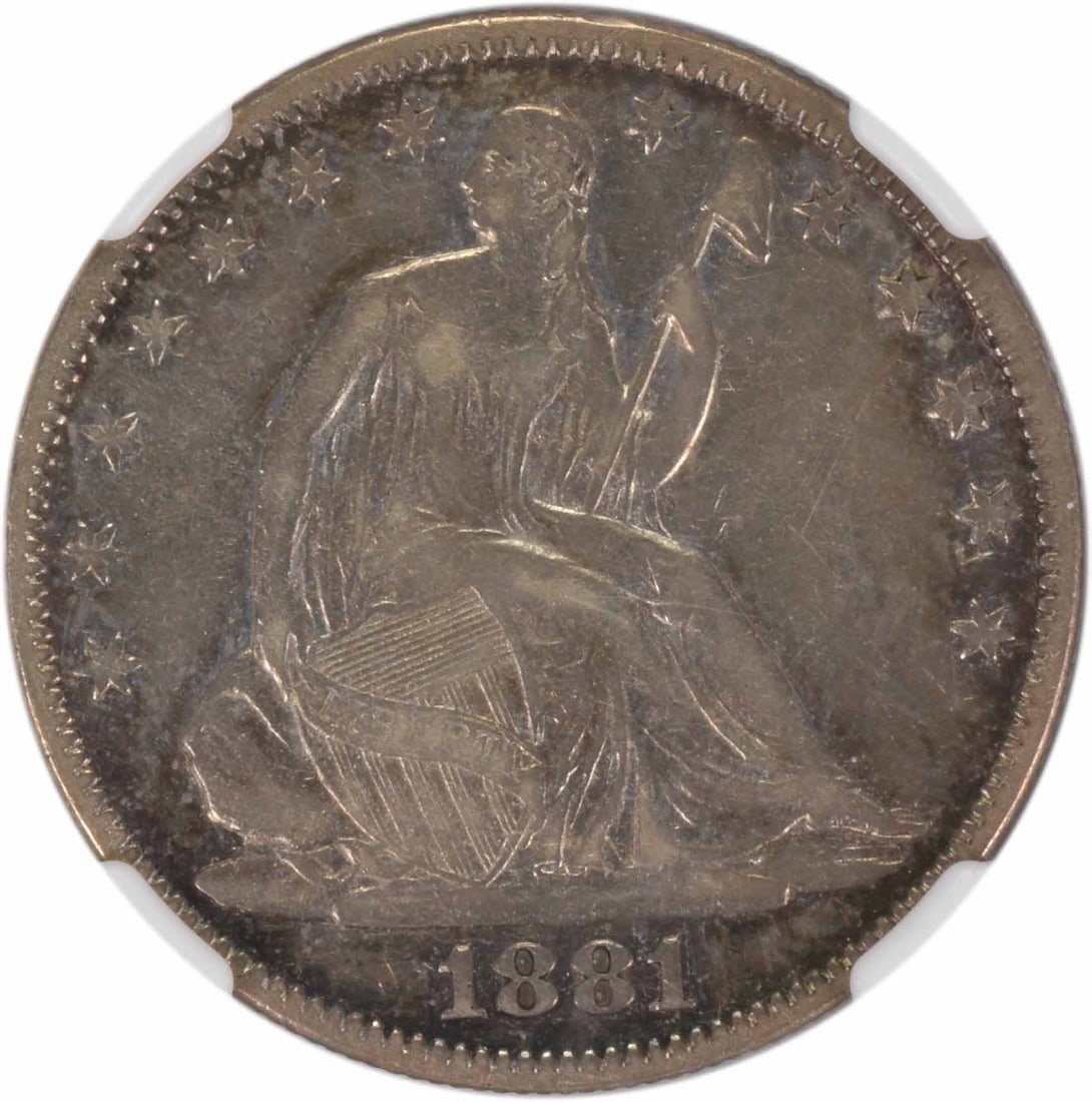Liberty Seated Half Dollar VF35 NGC - 2