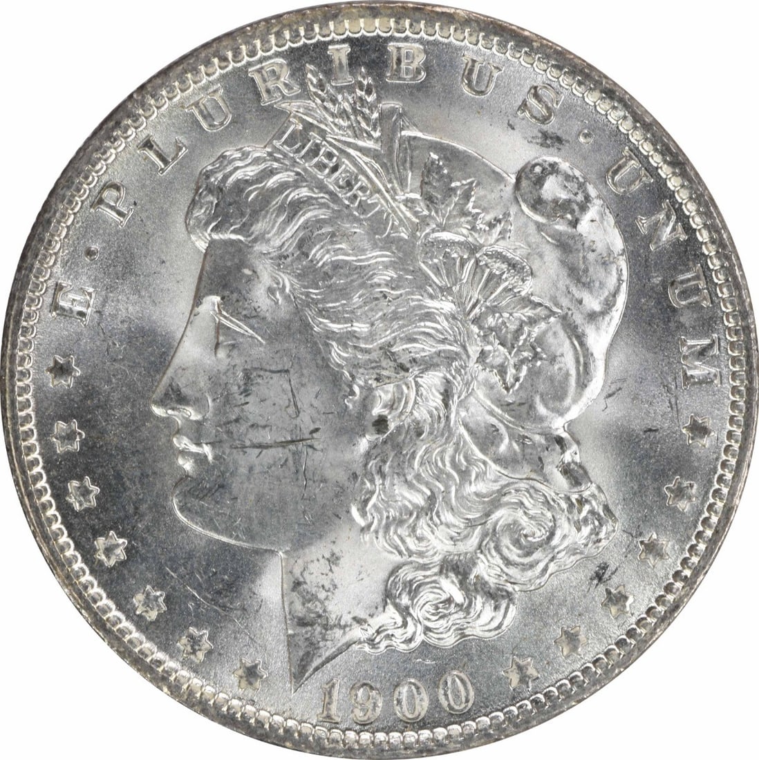 Silver Dollar Morgan Choice BU Uncertified 1900-O (1 of 2)