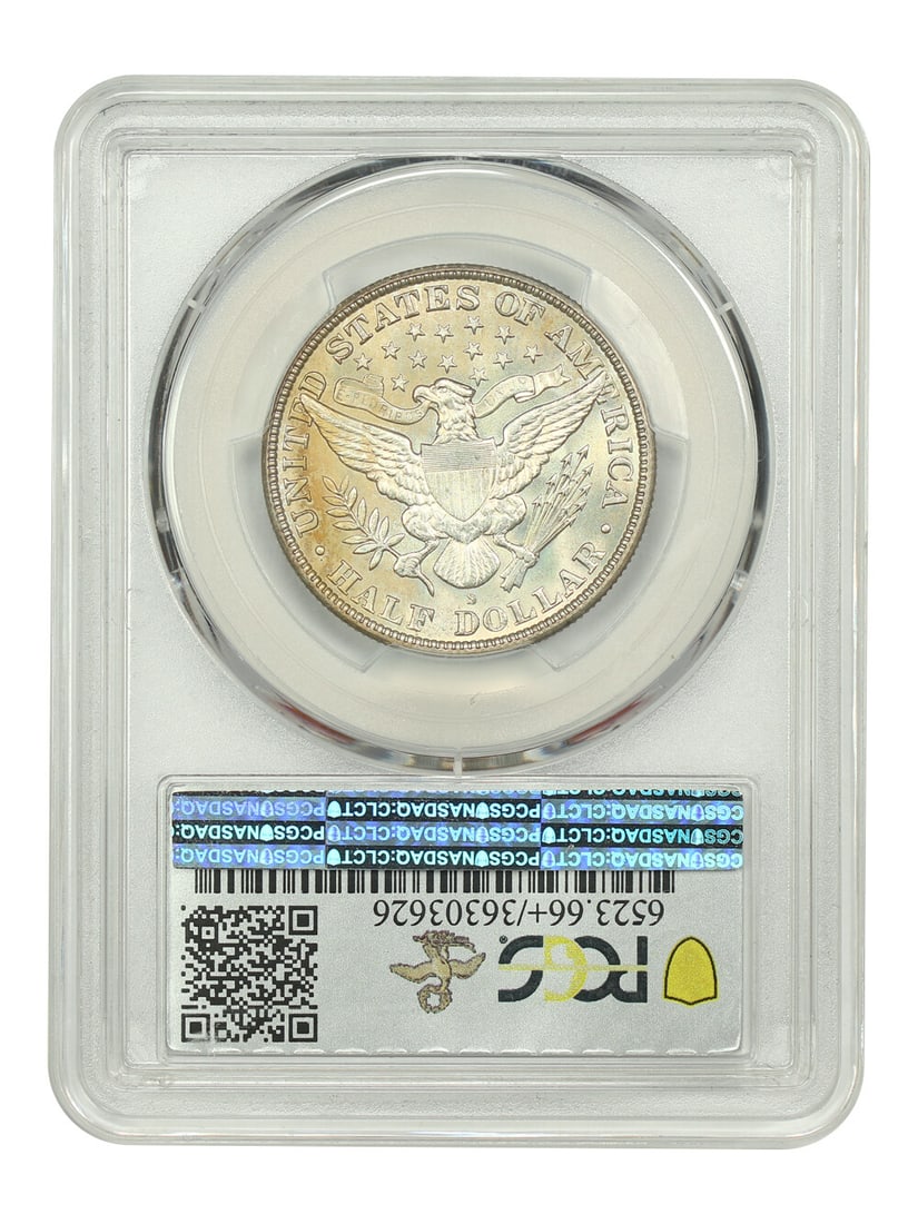 PCGS MS66+ 1911-S 50C - 2