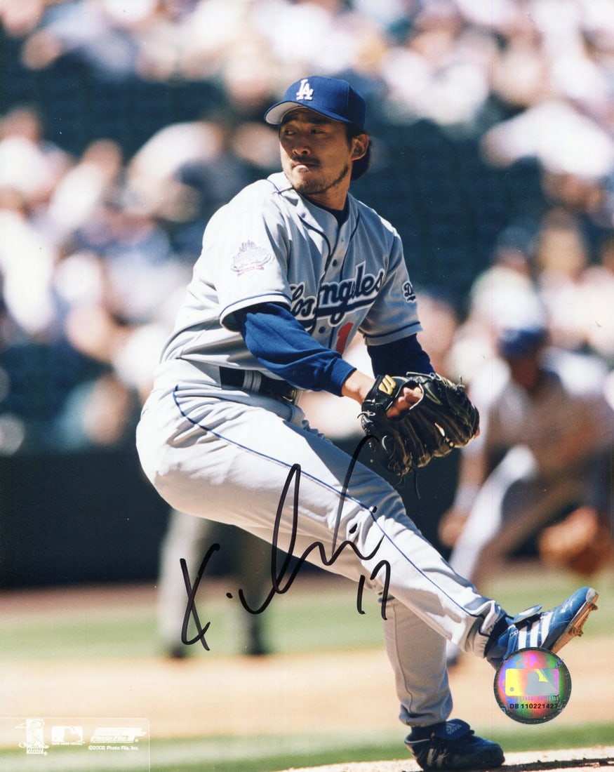 Kazuhiro Ishii Autographed 8x10 Photo: Kazuhiro Ishii Autographed 8x10 Photo Kazuhiro Ishii's sharpie signature across the front of this 8x10 photo of him as a Los Angeles Dodgers player adds a touch of authenticity to this unique piece. T