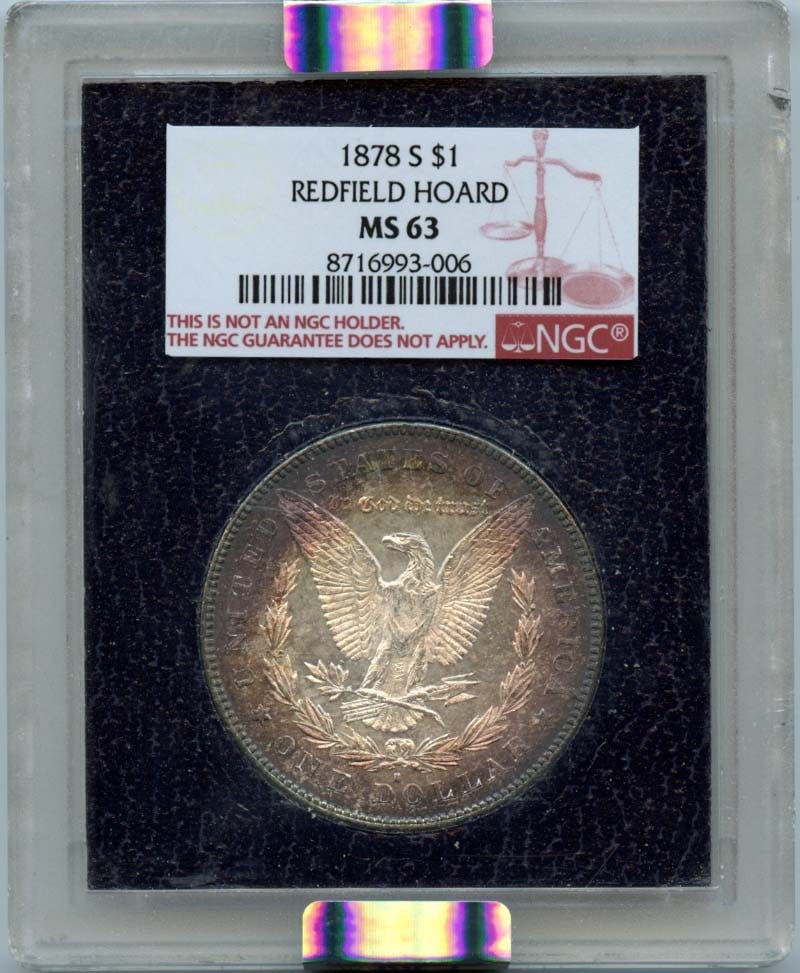 REDFIELD HOARD 1878 S NGC MS63 (1 of 1)