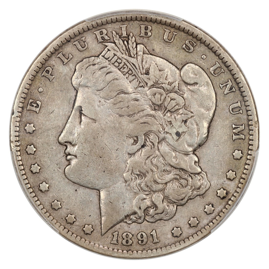 Morgan Dollar - Scarce Date - 1891-CC PCGS - 3