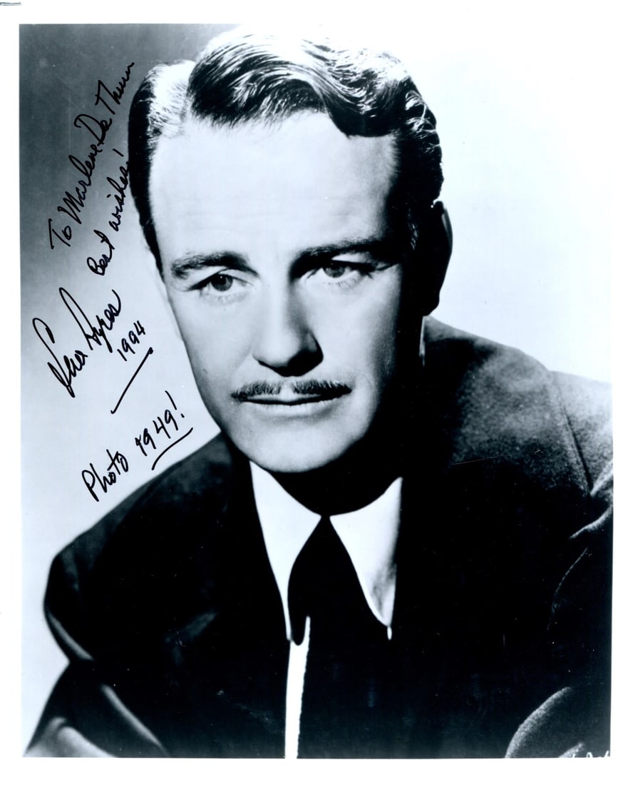Ayres Lew Autographed Black White Photo (1 of 1)