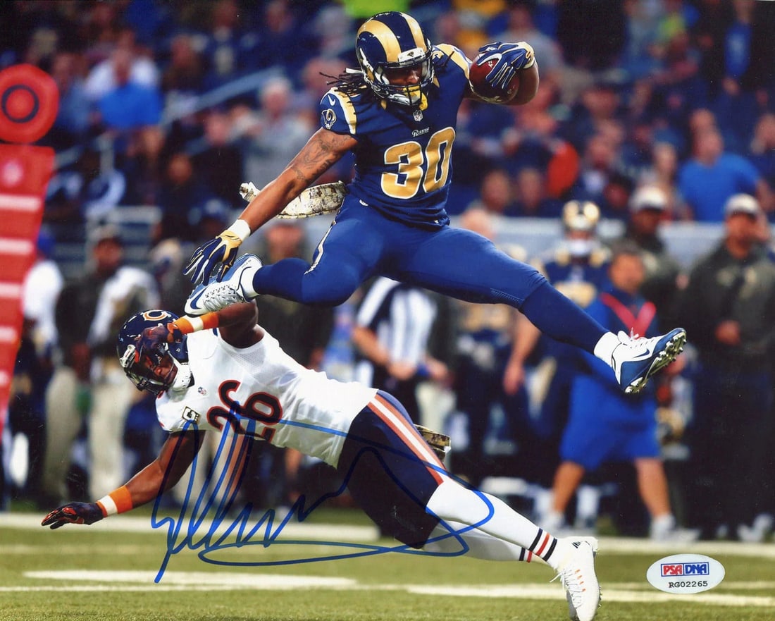 Todd Gurley Autographed 8x10 Photo PSA (1 of 2)