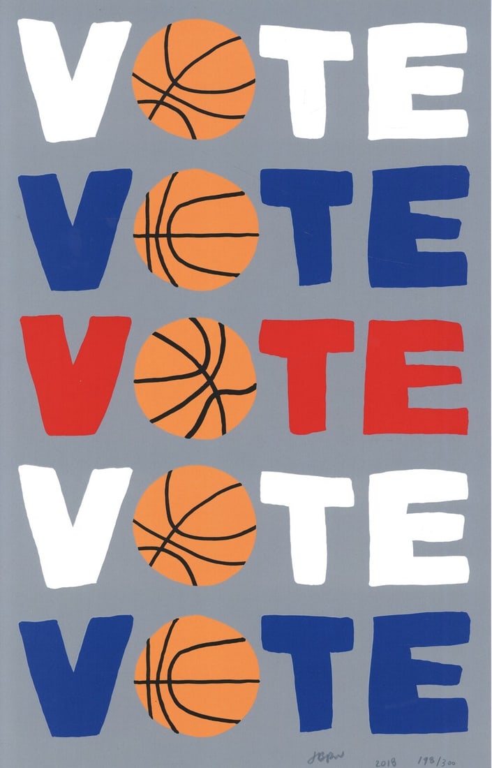 Wood Jonas Silk Screen Basketball Prints Red Blue White Limited: Wood Jonas Silk Screen Basketball Prints Red Blue White Limited Item Specifics: Primary Material: Paper Type: Japanese Woodblock Print Color: Multi-Color Original/Reproduction: Antique Original Featur