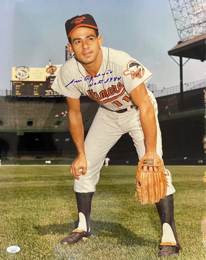 Luis Aparicio Autographed 16x20 Baseball Photo (JSA) (1 of 1)