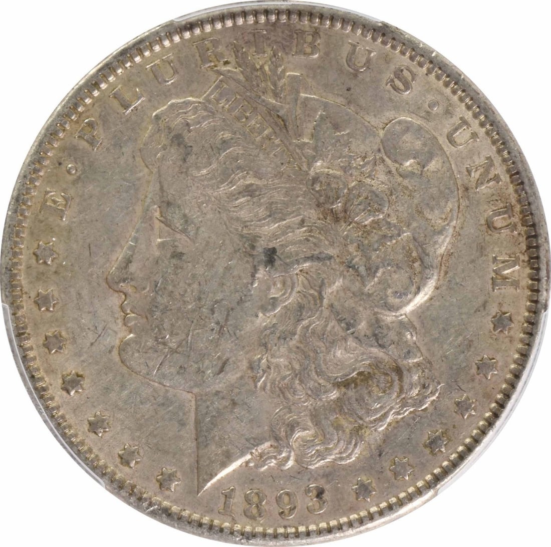 Morgan Silver Dollar AU50 PCGS - 2