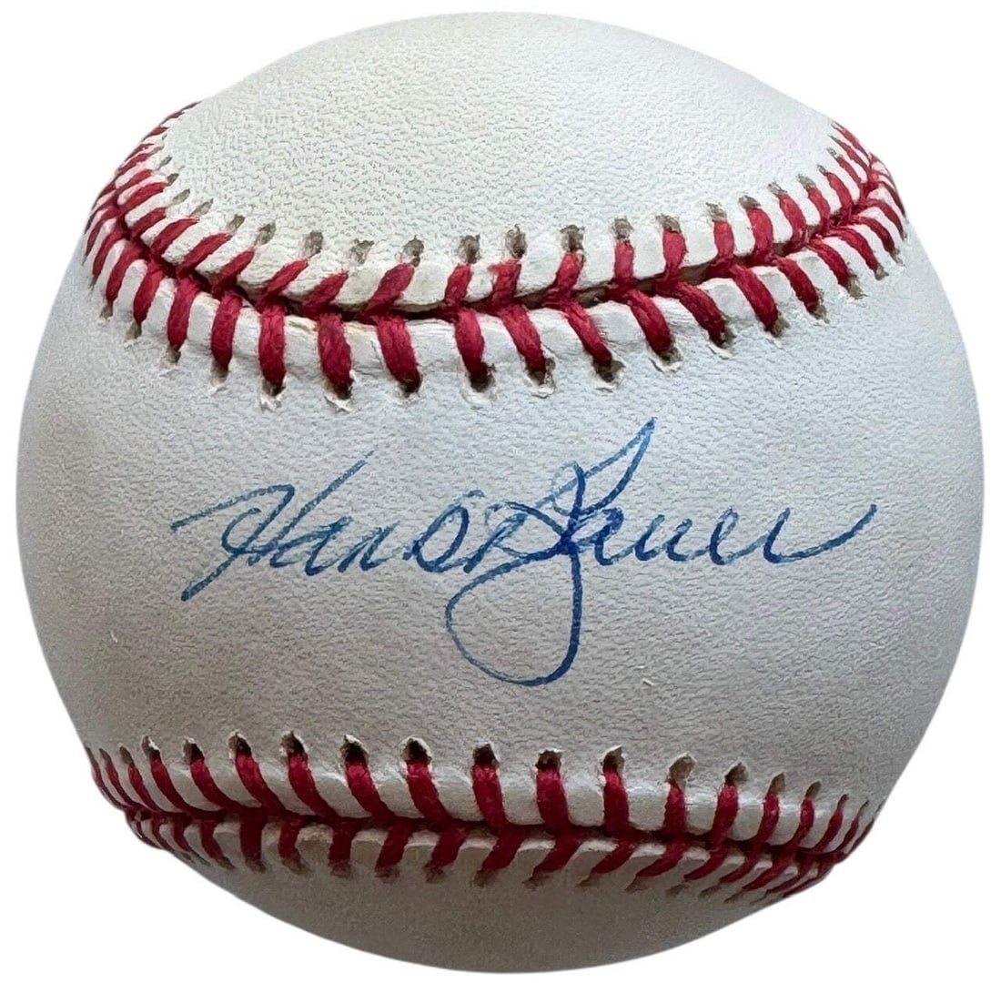 Hank Bauer Official Autographed American League Baseball (1 of 2)