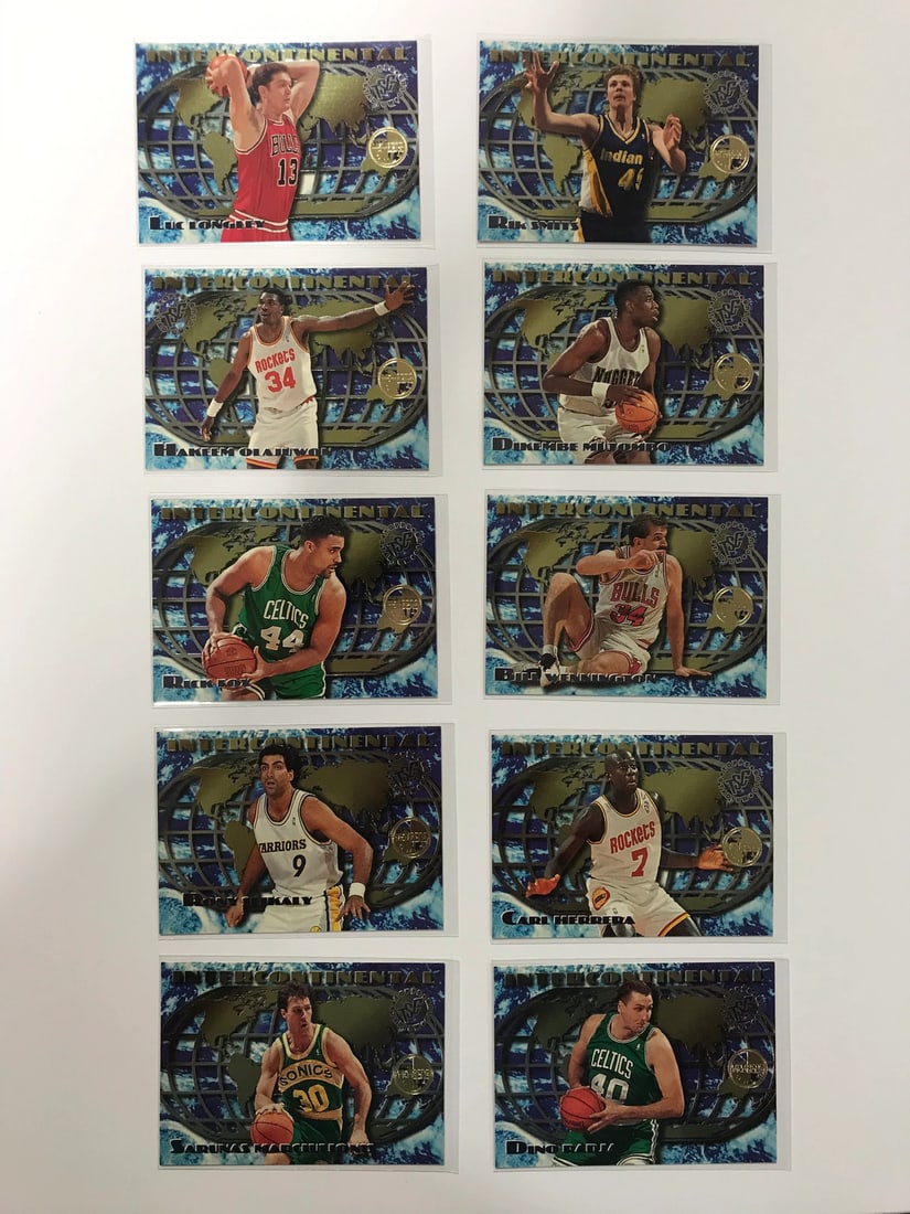 Members Only Basketball Cards Lot 1995 Topps Intercontinental (1 of 2)