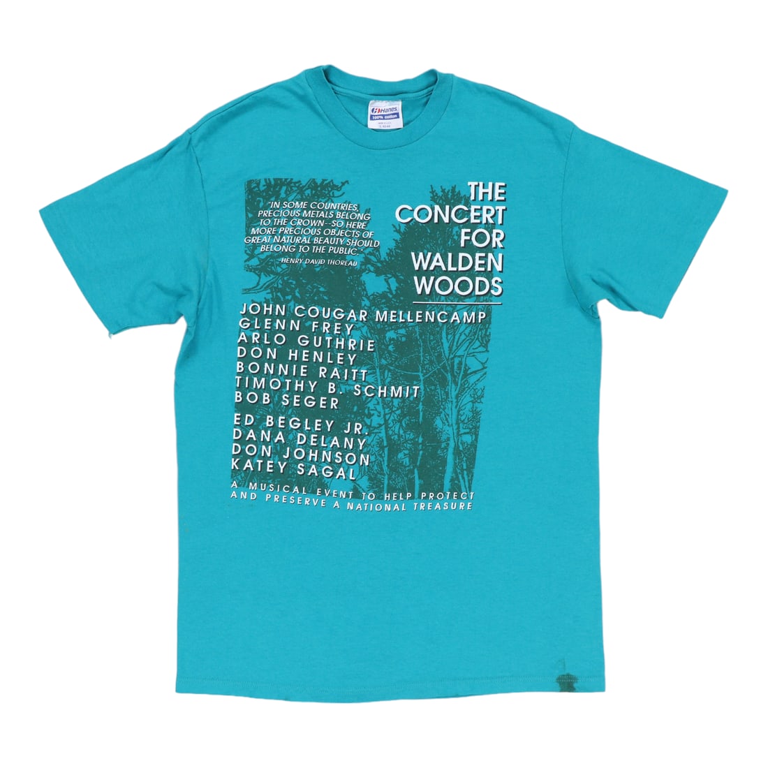 Walden Woods Shirt 1993 Concert (1 of 7)