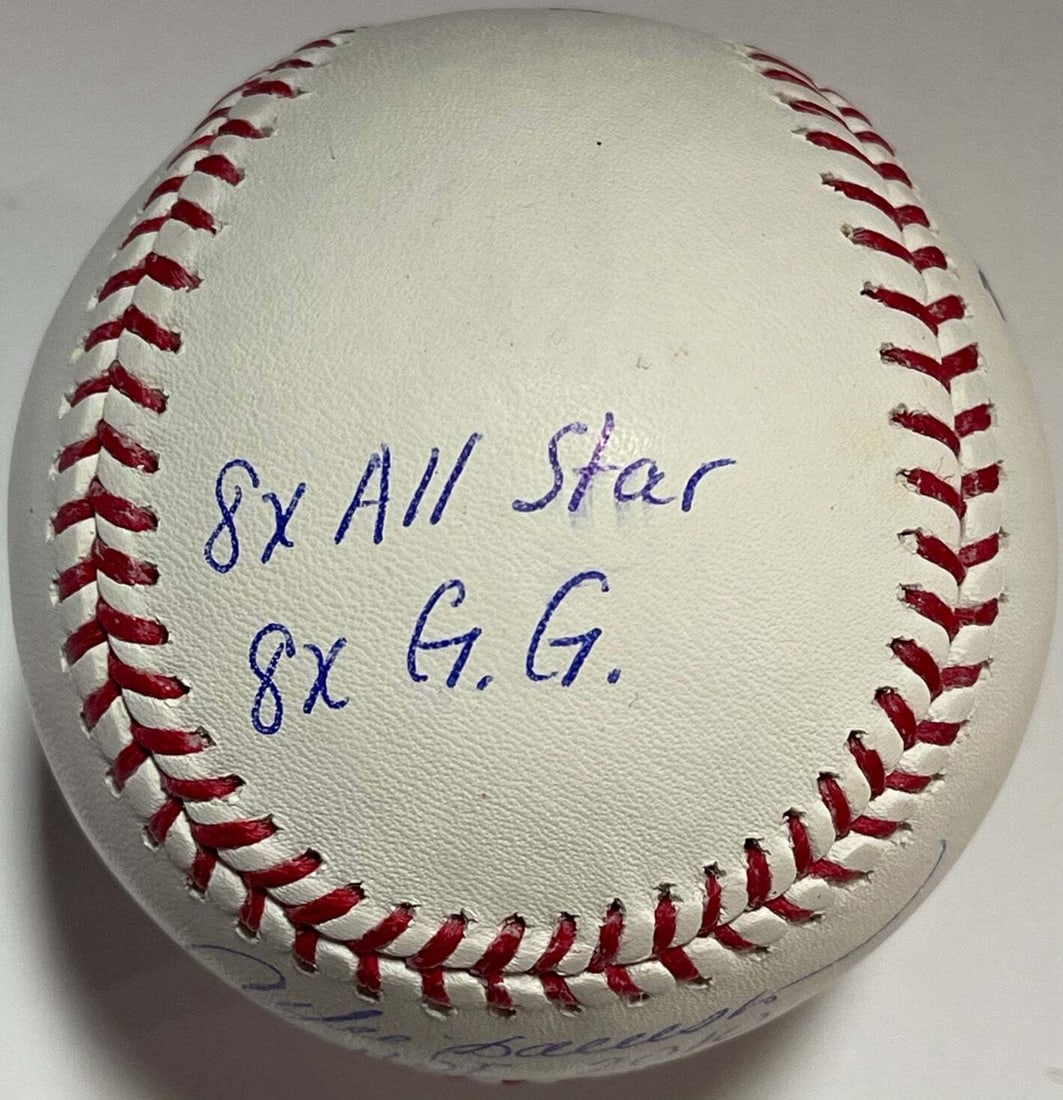 Andre Dawson Multi Stat Autographed Official Major League Baseball - 2